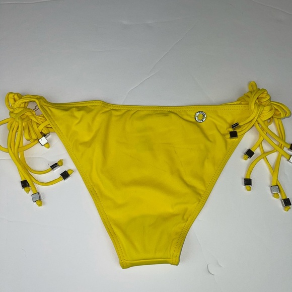 KORAL Swim Bikini Tie Bottoms Bright Yellow S - Picture 6 of 10